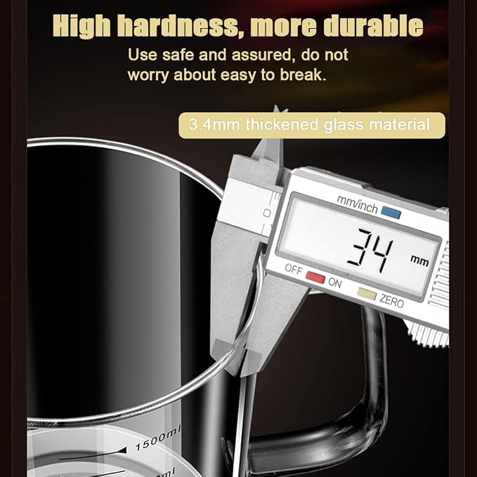 1.5L/50oz Glass Bacon Grease Container - Image 2