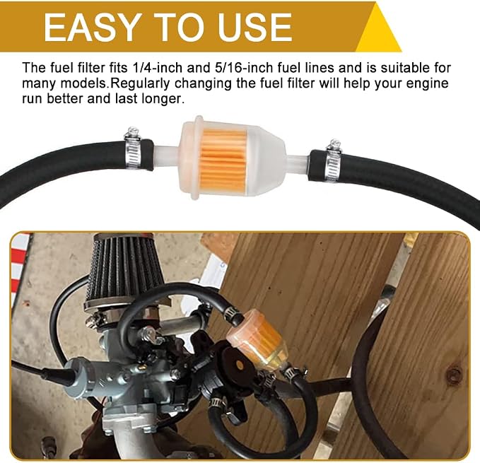 2PCS Gas Inline Fuel Filters - Image 7