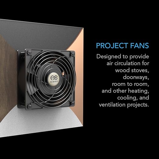 AC Infinity AXIAL S1238, 120mm Muffin Fan - Image 2