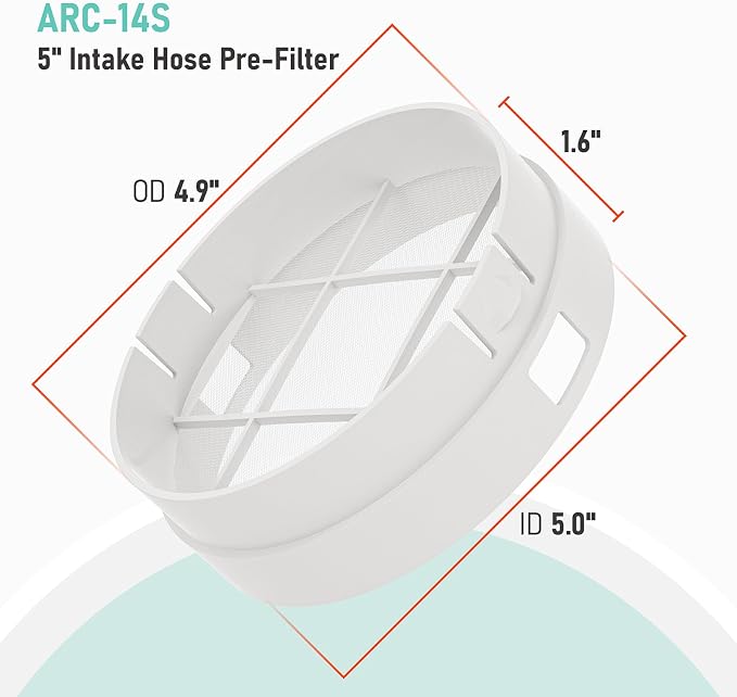 Intake Hose Air Filter for Whynter ARC-14S Portable Air Conditioner, Replace - Image 2