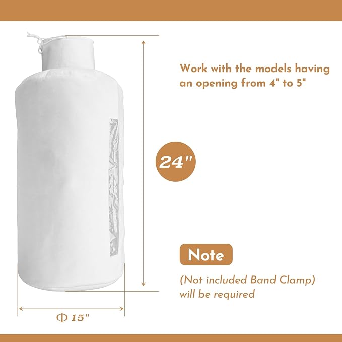 70334 Upgrade Dust Collector Filter Bags, - Image 2