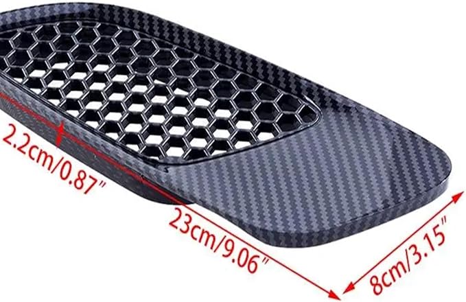 1 Pair Car Front Bonnet Hood Vent Air Intake Cover Compatible - Image 6