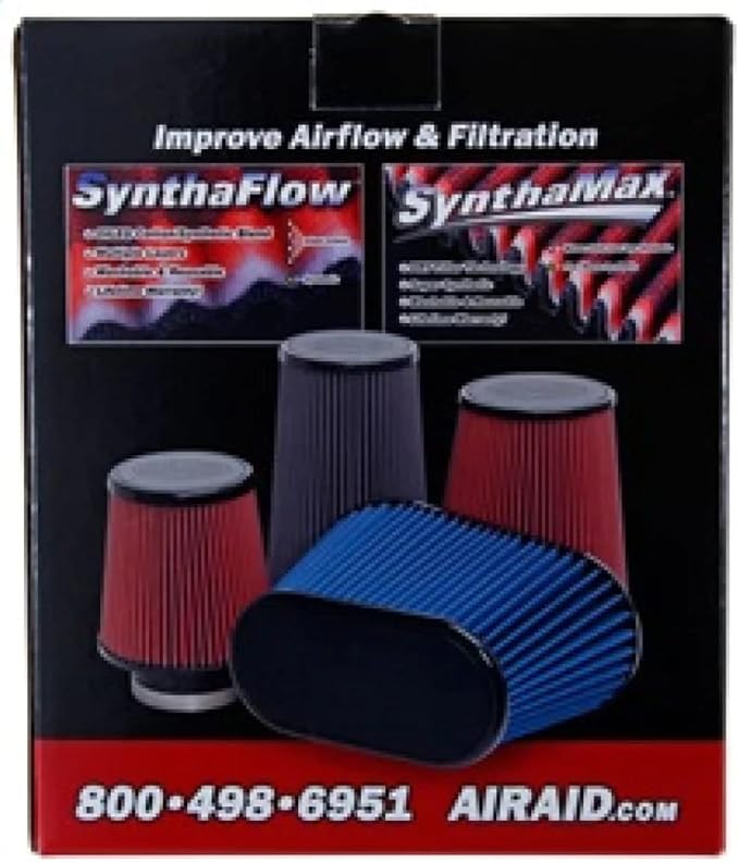 Airaid 702-469 Universal Clamp-On Air Filter: Round Tapered; 6 Inch Flange ID; - Image 4