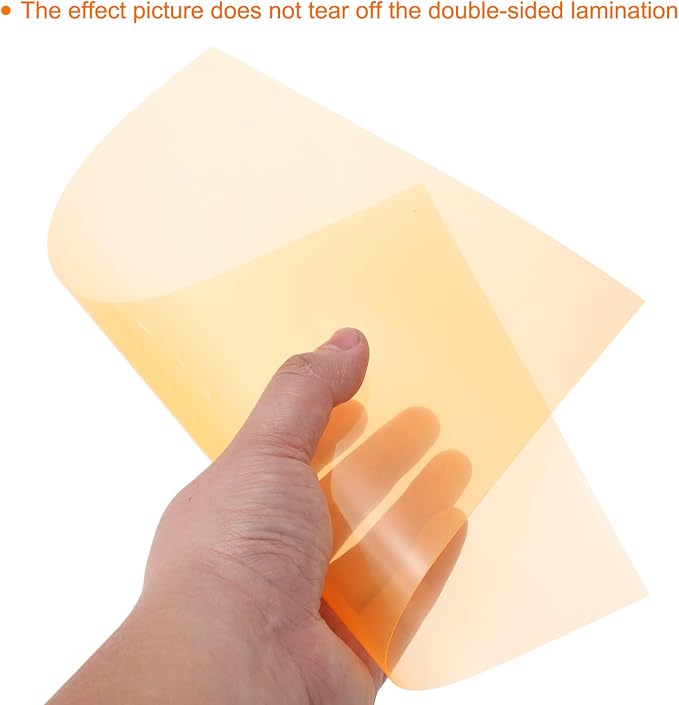uxcell 4Pcs A4 Gel Light Lighting Filter Overlay Transparent Color Correction - Image 4
