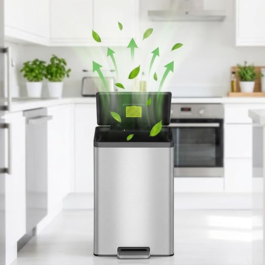 8 Pack Trash Can Odor Filter Refills - Image 5