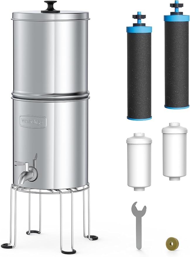 Alkaline Waterdrop Gravity-fed Water Filter System, Increase PH, by Waterdrop