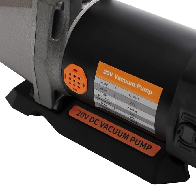 Single-Stage Vacuum Pump, 2.5CFM 20V Lithium Battery Strong Power DC Inverter - Image 5