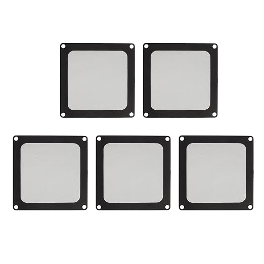 5Pcs PC Fan Dust Filter, 90x90mm PC Dust Filter, Magnetic Frame Case Cover - Image 8