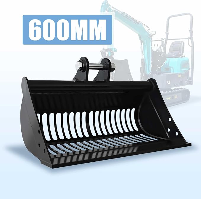 24-inch / 600-millimeter Screen Bucket, Excavator Accessory, Suitable - Image 2