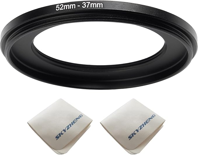 52mm Lens to 37mm Camera Lens Adapter 52mm to 37mm Step Down Ring Adapter Ring by SKYZHENG