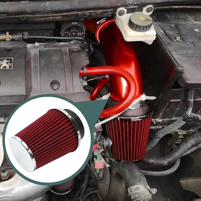Clamp-On Cold Air Intake Filter, High Performance, Washable Filter, Replacement - Image 7