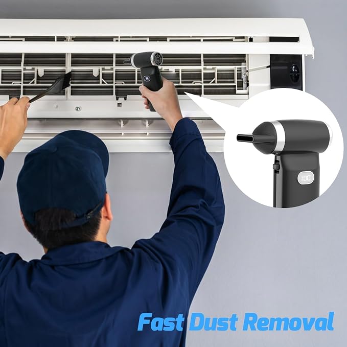 Compressed Air Duster, Electric Dust Blower, High-Speed Electric Air Duster - Image 5