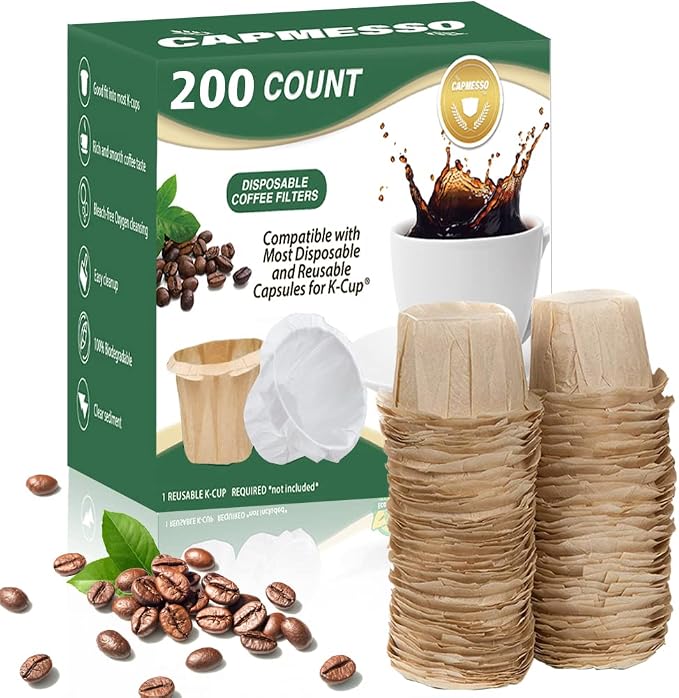 CAPMESSO Disposable Coffee Paper Filters by CAPMESSO