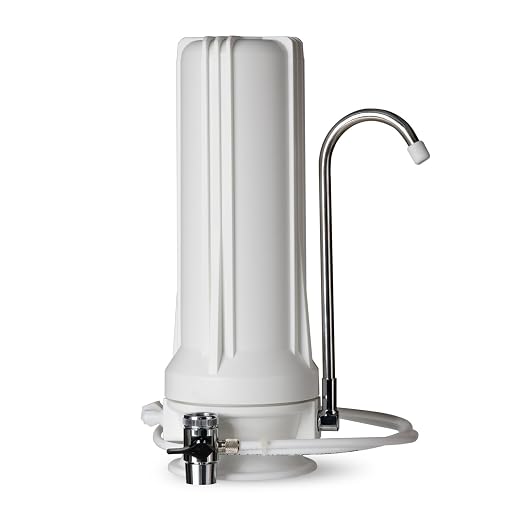 iSpring CT10-W Countertop Water Filter, Bad Odor, and Chlorine by iSpring
