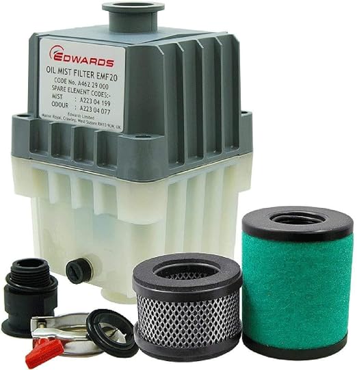 Edwards EMF20 Oil Mist Filter, KF25 Ports, by Unknown