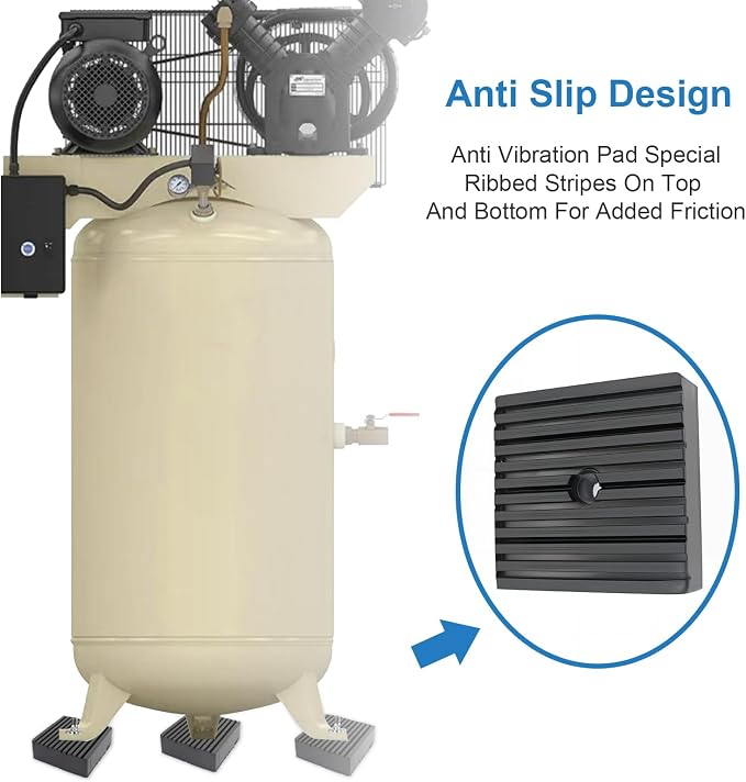 Solid Shock Pad for Air Compressor Pads or Equipment Shock Absorbing, Solid - Image 5