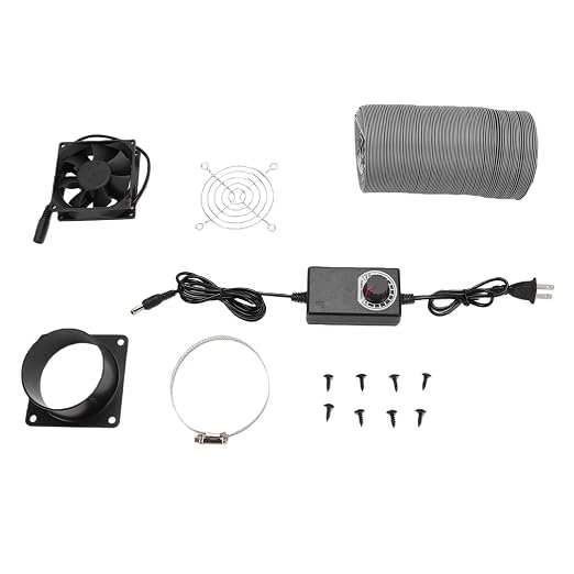 Vikye Adjustable Efficient Ventilation Kit Powerful Exhaust Fan Filter - Image 6