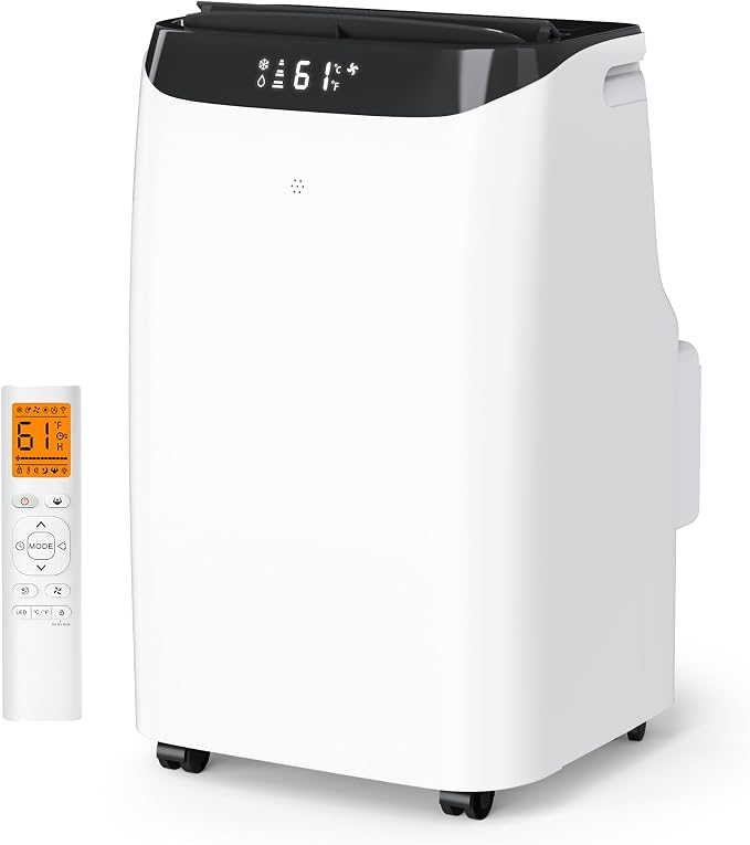 12000 BTU Portable Air Conditioners Cools Up to 500 Sq.Ft, Portable AC Unit by Tanoxo