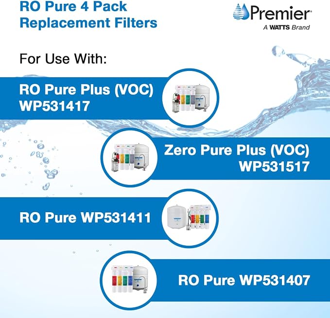 Watts Premier RO 4-Pack Filter Kit - Image 3