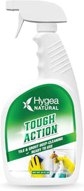 Hygea Natural Tough Action Tile & Grout Cleaner - Deep Cleans Dirt & Scum, Conditions & Enhances Stone Color - Acid-Free & Residue-Free Biodegradable Formula (Ready to Use 24 oz)