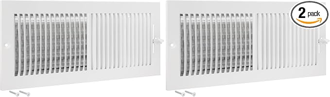 EZ-FLO 16 x 6 Inch White Air Vent Cover by EZ-FLO