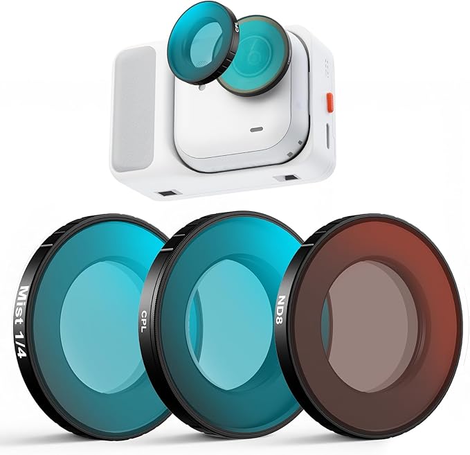 Haoge Filter Set for Insta360 GO Ultra, Includes CPL, and Screen Protector by haoge
