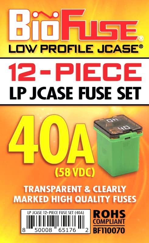40A Low Profile JCASE 12-Piece Cartridge Fuse Assortment. Fits Most: Nissan - Image 7