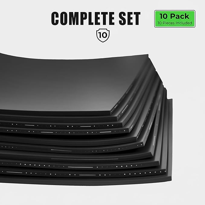 10-Pack Anti Vibration Pad, 2.7 pounds, Heavy Duty Rubber Anti-Vibration - Image 7