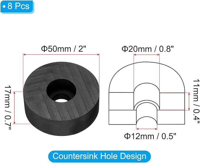 PATIKIL Rubber Spacer - Image 2