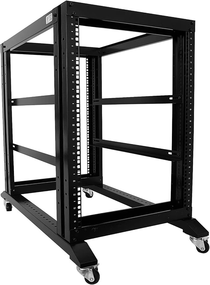 Raising Electronics Server Rack Open Frame Rack 4 Post 19 inch Adjustable by RAISINGELECTRONICS