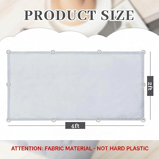 Patelai 4 x 2 Feet Fabric Fluorescent Light Cover - Image 2