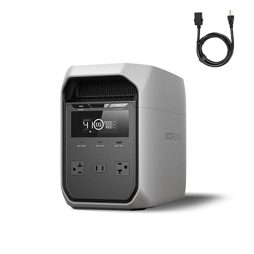 EF ECOFLOW Portable Power Station DELTA 3 Classic, 1024Wh LFP Battery, 1800W by EFECOFLOW