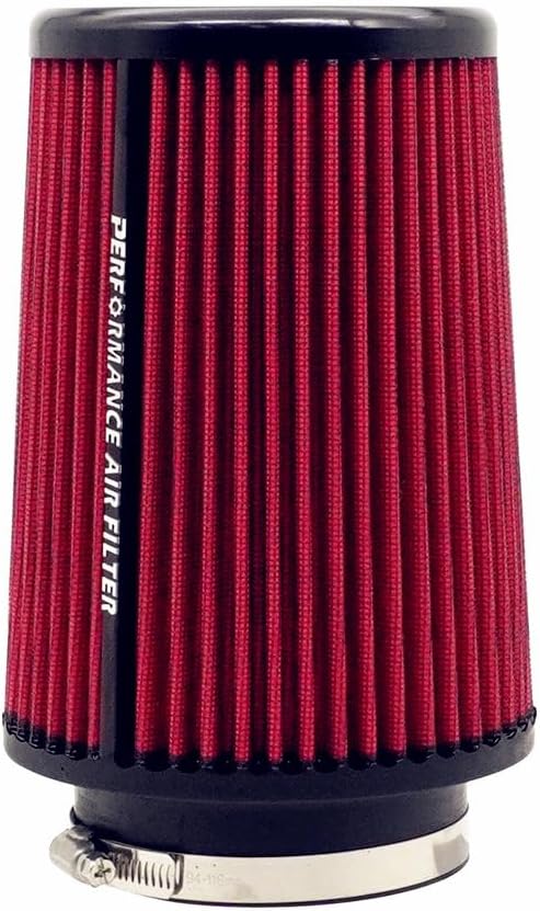 Premium Cone Air Filter, Clamp-on 3" Inlet Mesh Top High Airflow Engine by AotoKoop