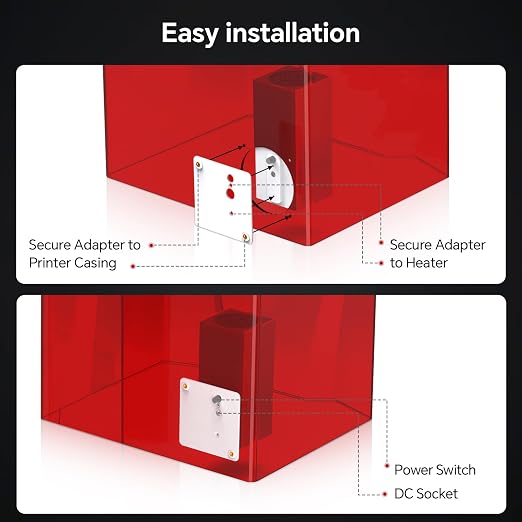 ELEGOO Smart Mini Heater for Resin 3D Printer, Intelligent Temperature Control - Image 7