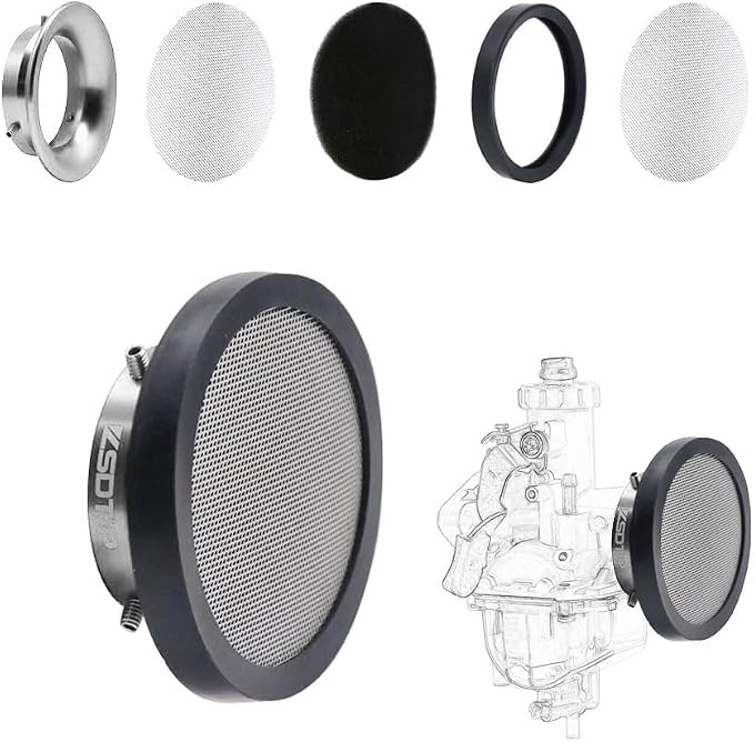 Carburetor Carb 40mm Velocity Stack Air Filter Cleaner Modified Trumpet by ZSDTRP