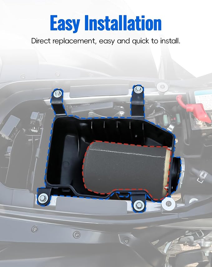 Air Filter Box Cleaner Case for Yamaha Raptor 700 700R 06-25, Fuel Customs - Image 3