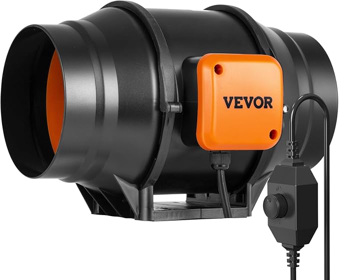 VEVOR Inline Duct Fan, 6-Inch 400 CFM by VEVOR