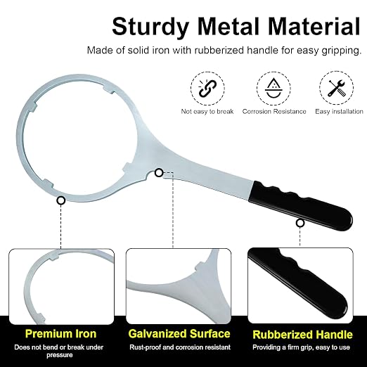 Whole House Water Filter Wrench 6.29 in, Compatible - Image 6