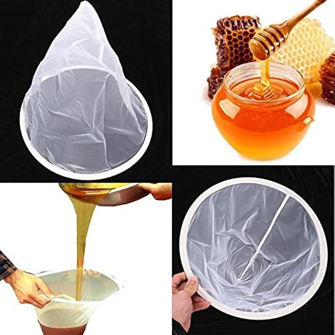 Honey Strainer Filter 2pcs Net Screen Food Filter Apiary Equipment Extraction - Image 4