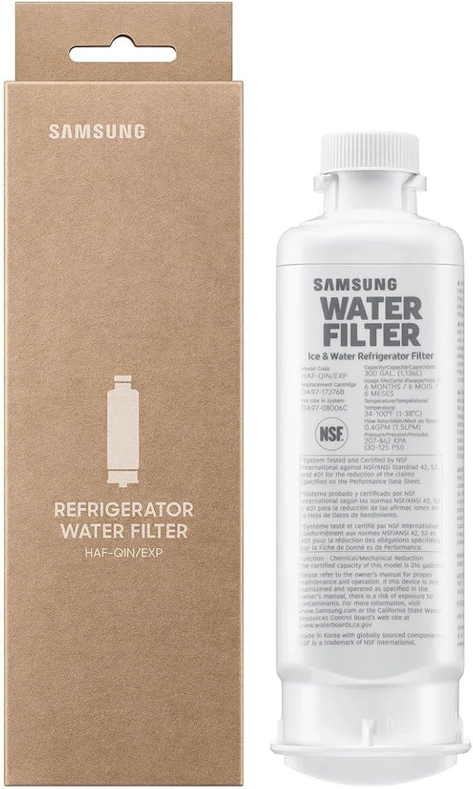 Samsung HAF-QIN/EXP Genuine Refrigerator Water Filter, 6-Month Life, Easy - Image 7