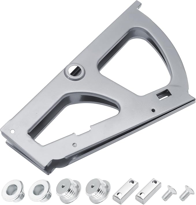 Litoexpe 1 Layers Silver Shoes Drawer Cabinet Hinges, Stainless Steel Shoe - Image 2