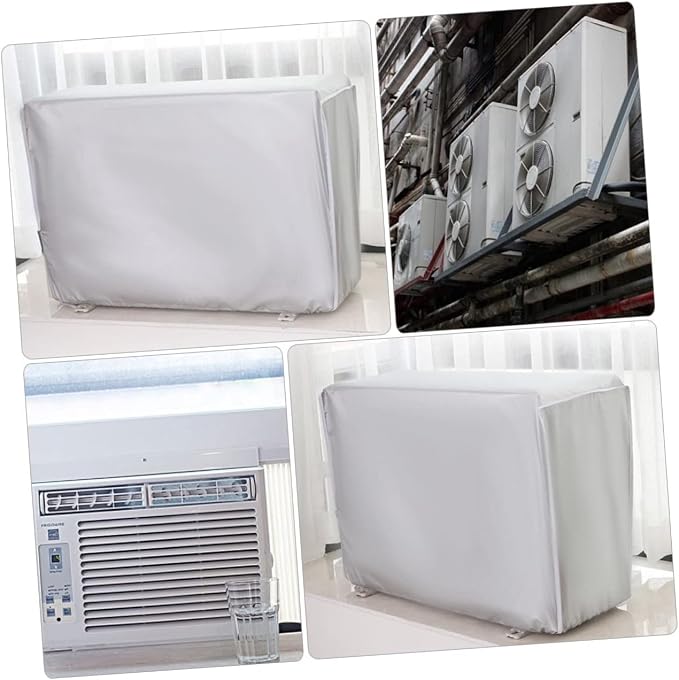 Happyyami Air Conditioner Hood Air Conditioner Cover Weatherproof Easy to Clean - Image 4