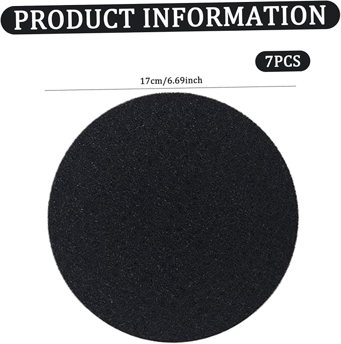 Compost Bin Filter 7Pcs 7 Inch Activated Charcoal Filters - Image 5
