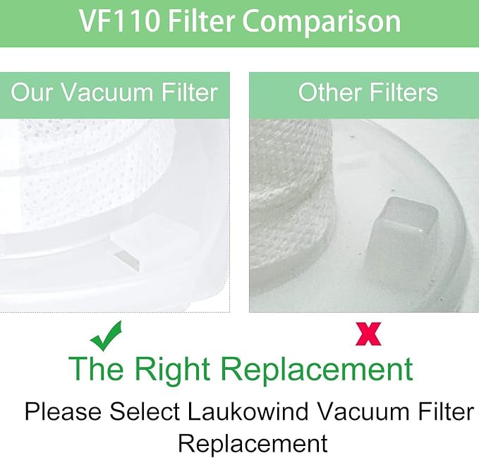 VF110 Filter, 6 Pack Replacement Vacuum Filters - Image 6