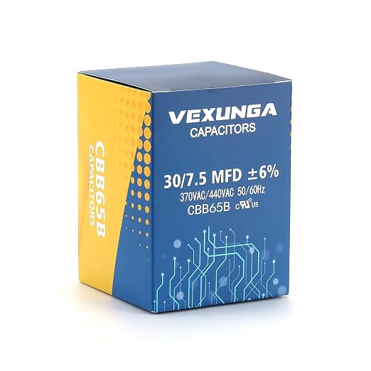 VEXUNGA 30/7.5 uF 30+7.5 MFD 370V or 440V Dual Run Start Round A/C Capacitor - Image 5