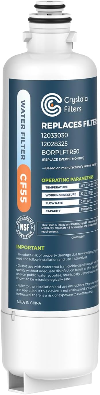 Crystala Filters Replacement for Bosch Ultra Clarity Pro Water Filter, by CrystalaFilters