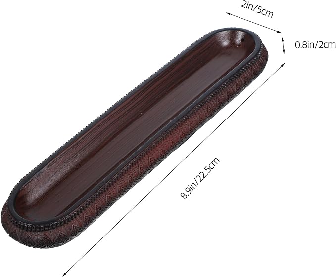 Vintage Incense Stick Holder Plate Lightweight Single Censer Burner Tray - Image 2