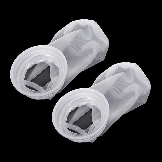 PATIKIL 4" IBC Lid Filter 2 Pack 210mm Long Washable Nylon Fine Mesh Filter IBC - Image 5