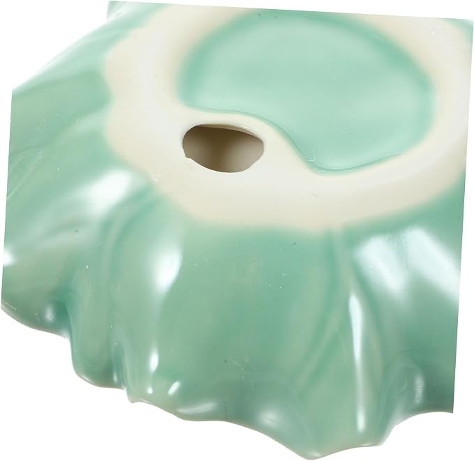 Creative Lotus Ceramic Incense Stick Holder Tray Handmade Lotus Base Incense - Image 8