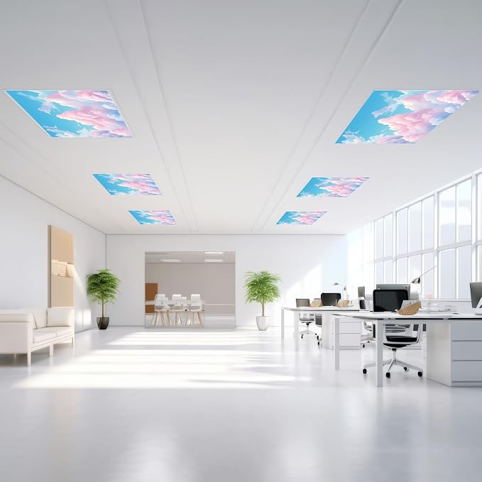 Outus 6 Pcs Fluorescent Light Cover Classroom Lighting Cover - Image 7